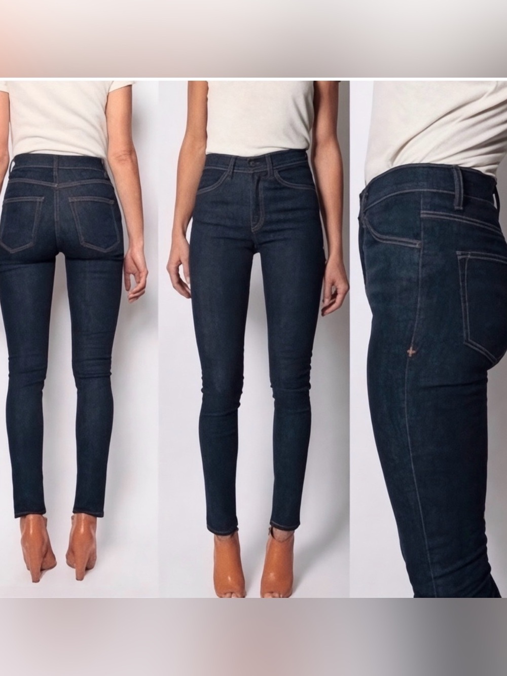 Imogene‎ and Willie Lucy Skinny Jeans in Dark Wash.